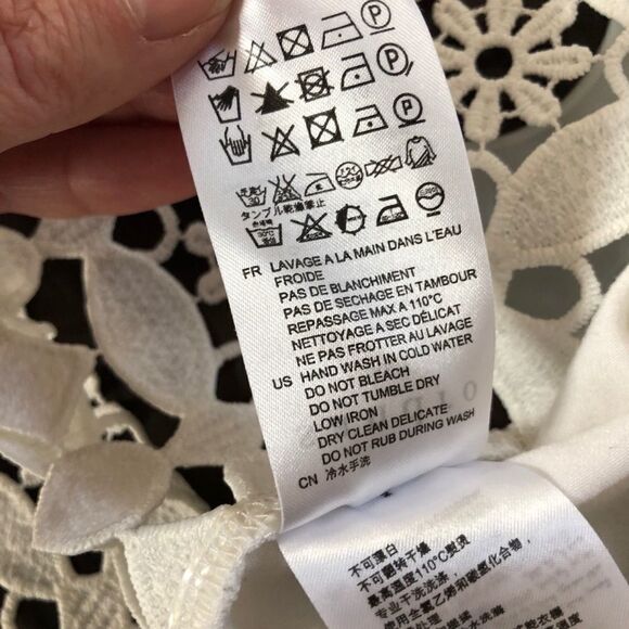 Sandro Paris Helium Lace Back Top 2 M - Picture 11 of 13